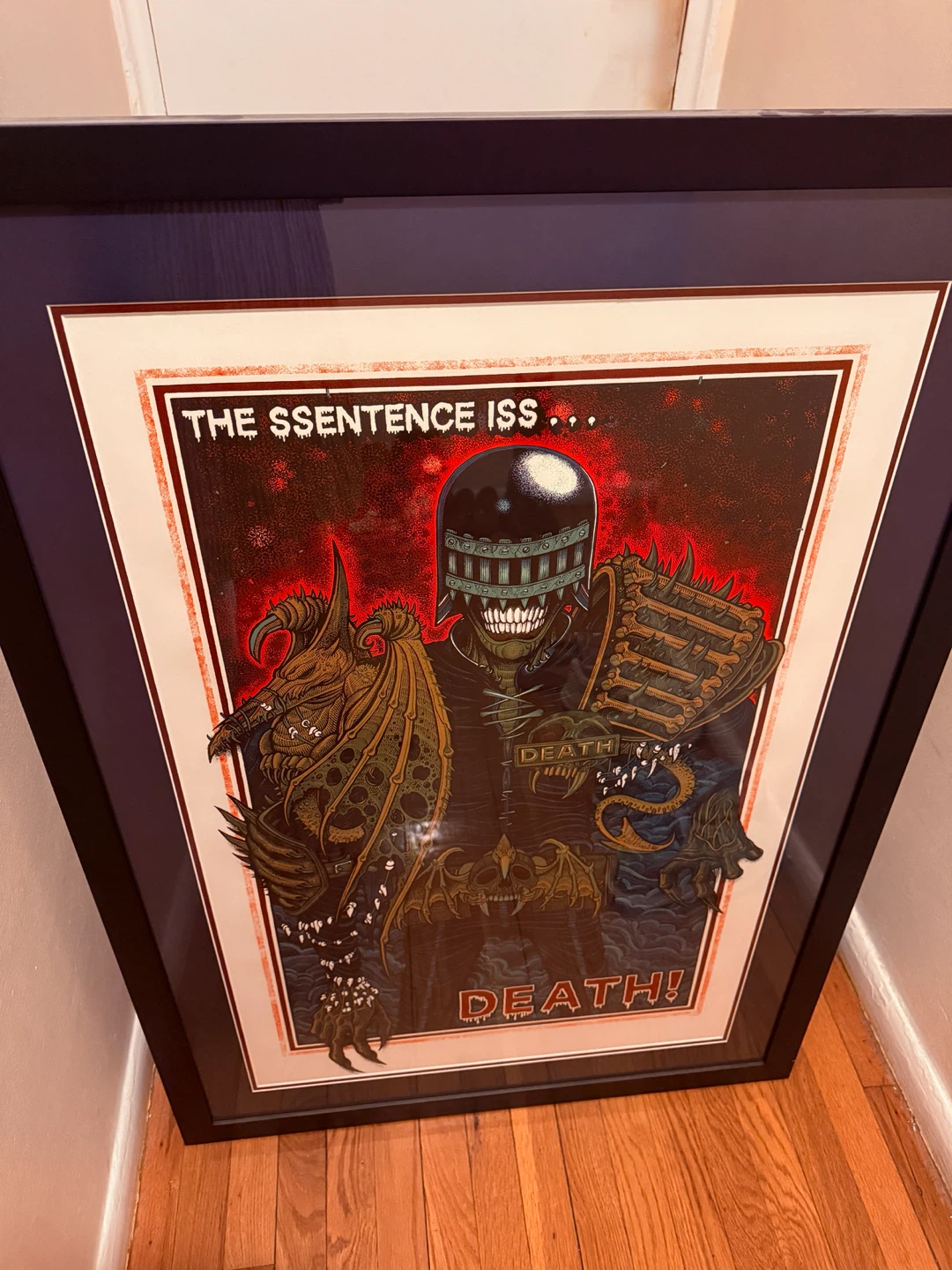 Mondo Judge Death screen print by artist Florian Bertmer 112/225