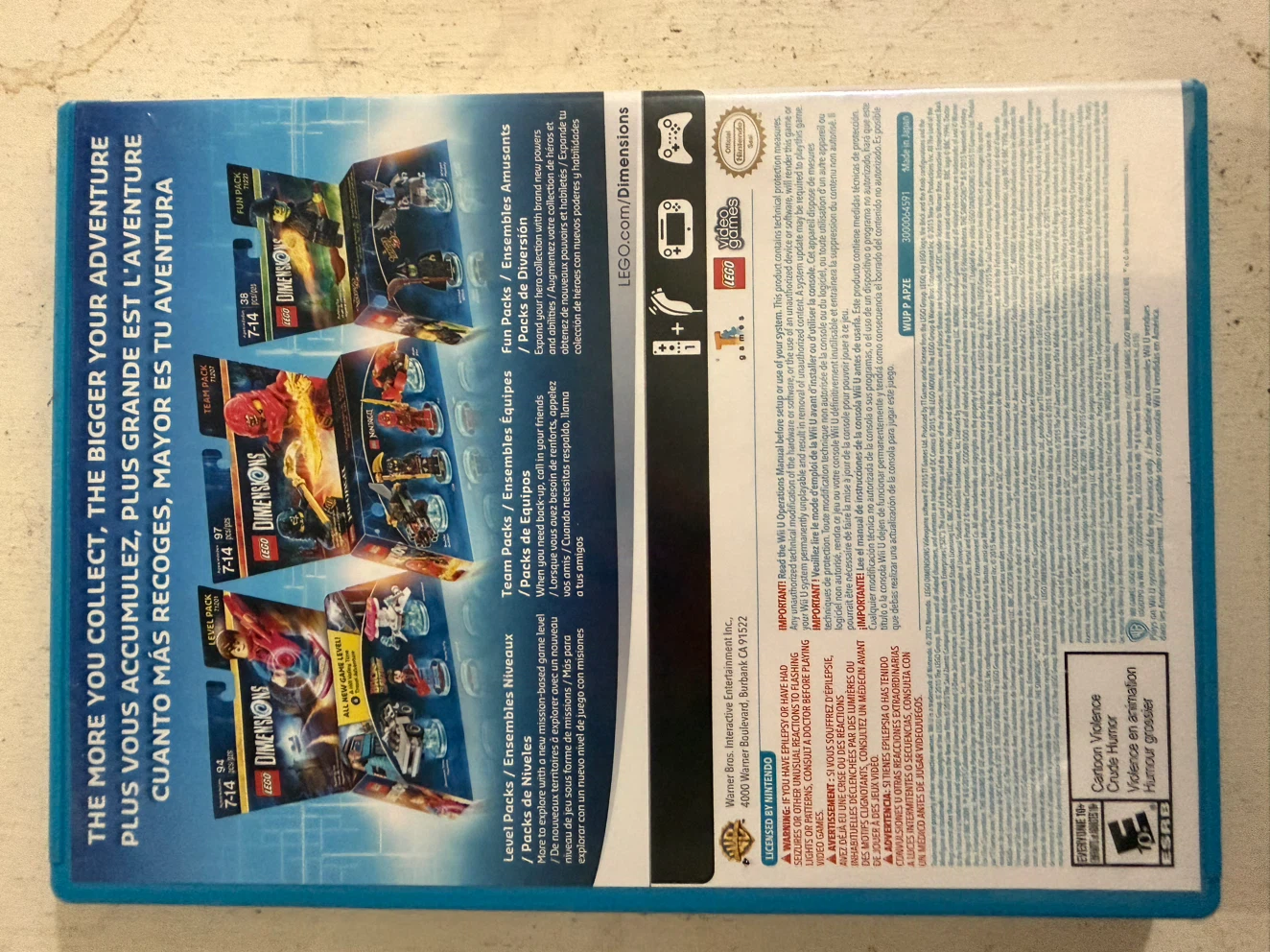 LEGO Dimensions Nintendo Wii U CIB Complete - photo 2