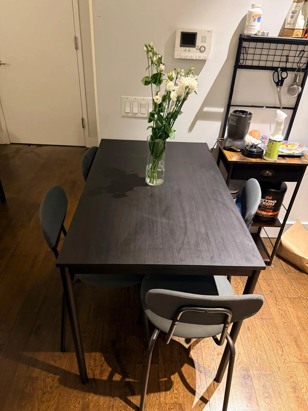 Sandsberg Dining Table and 4 Chairs Set