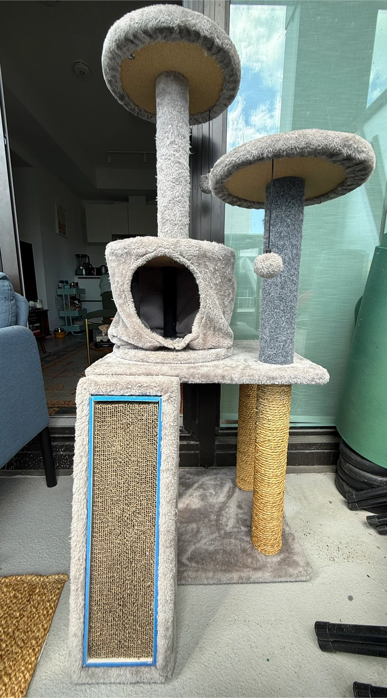 Multi-level Cat Tree with Scratching Post - photo 4