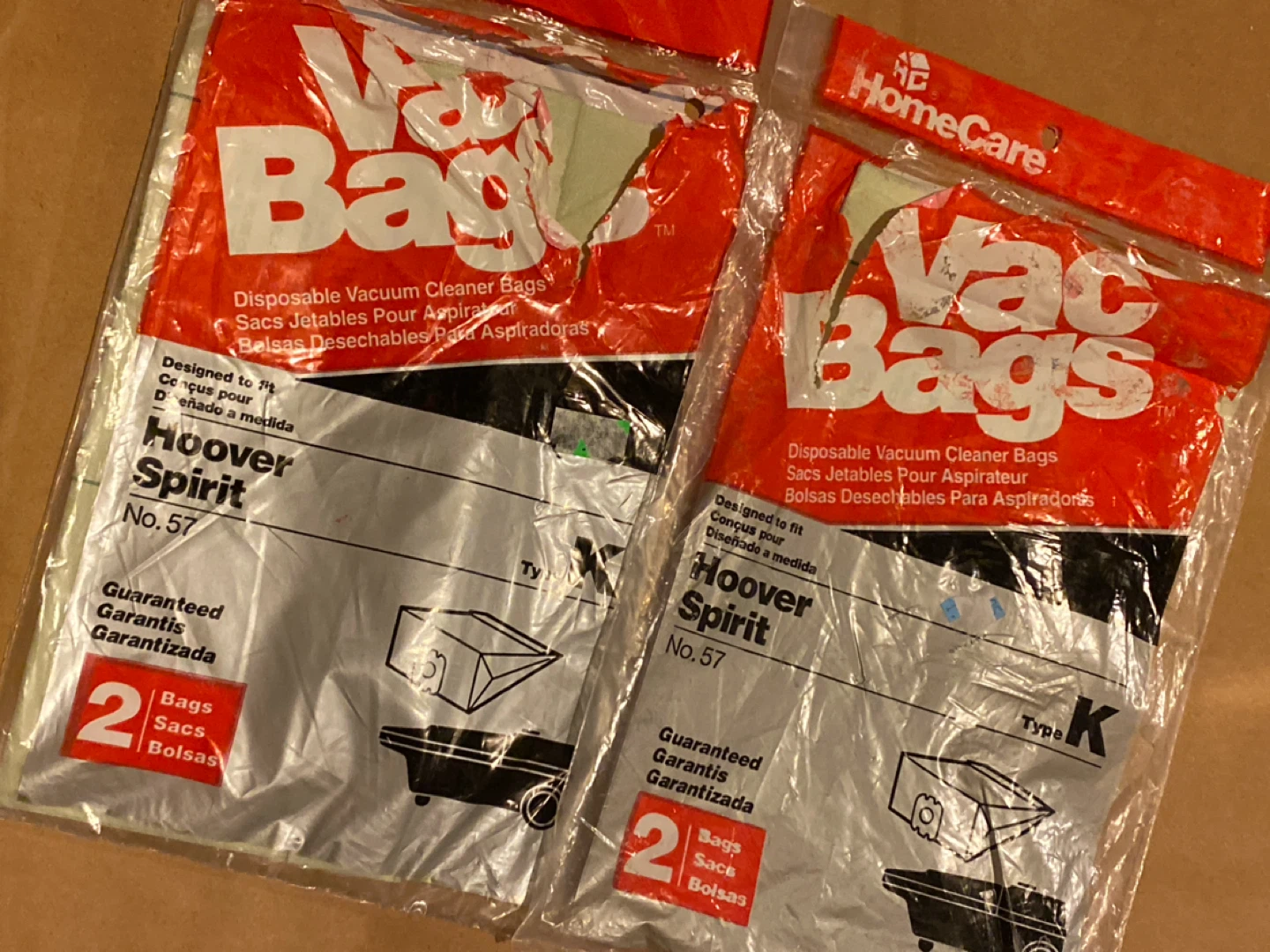 Home Care Hoover Spirit Vacuum Cleaner Bags - Type K, No. 57 - photo 3