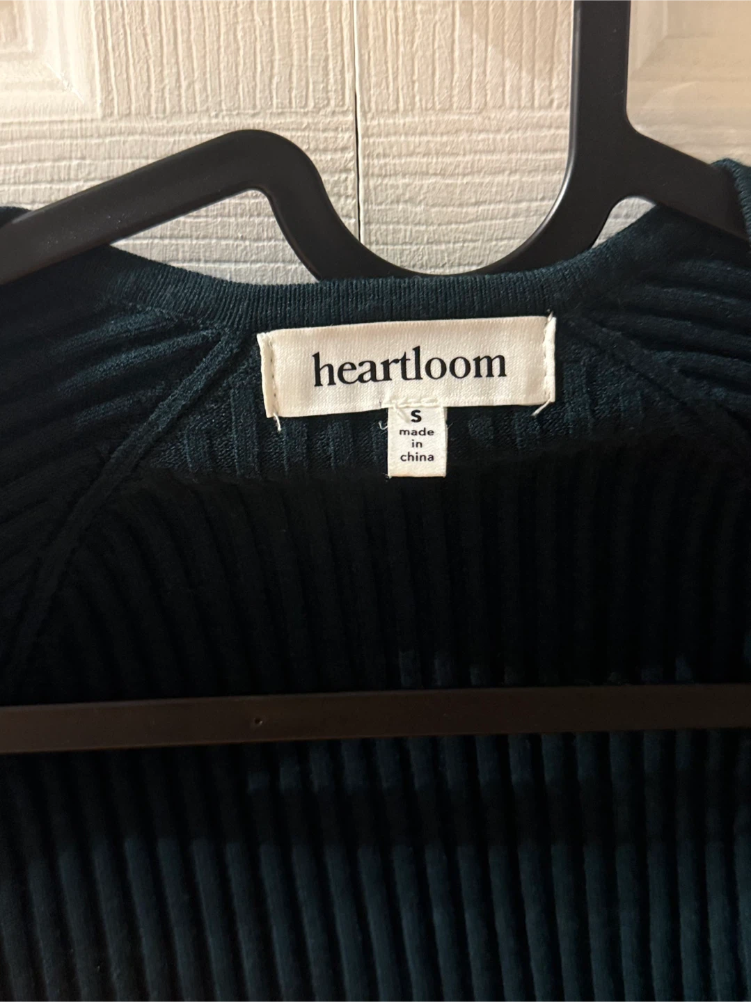 Heartloom Ribbed Square Neck Sweater - Size S - photo 3