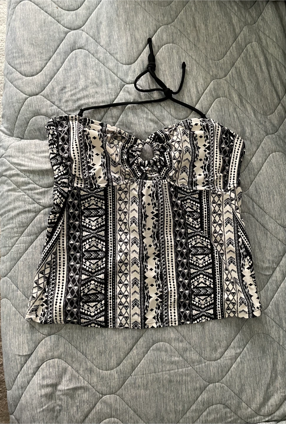 Women's Tribal Print Tankini Top