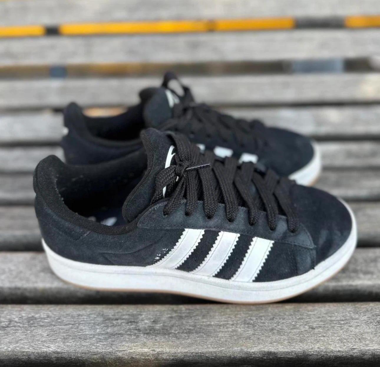 Adidas Campus Black Suede Sneakers