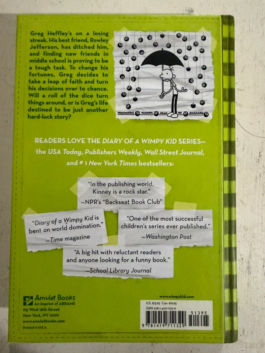 Diary of a Wimpy Kid Hard Luck Hardcover Book 8 - photo 2