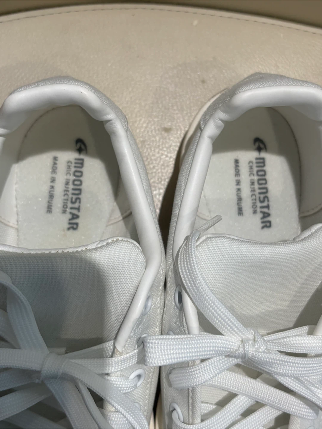 [Brand New] Moonstar Canvas Sneakers 23.0cm (6M) - White - photo 2
