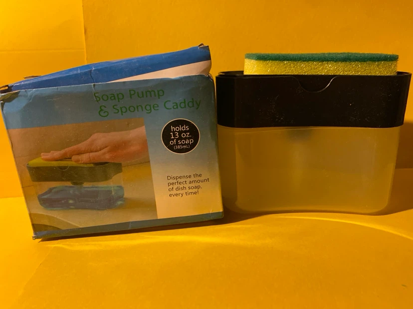 Soap Pump & Sponge Caddy