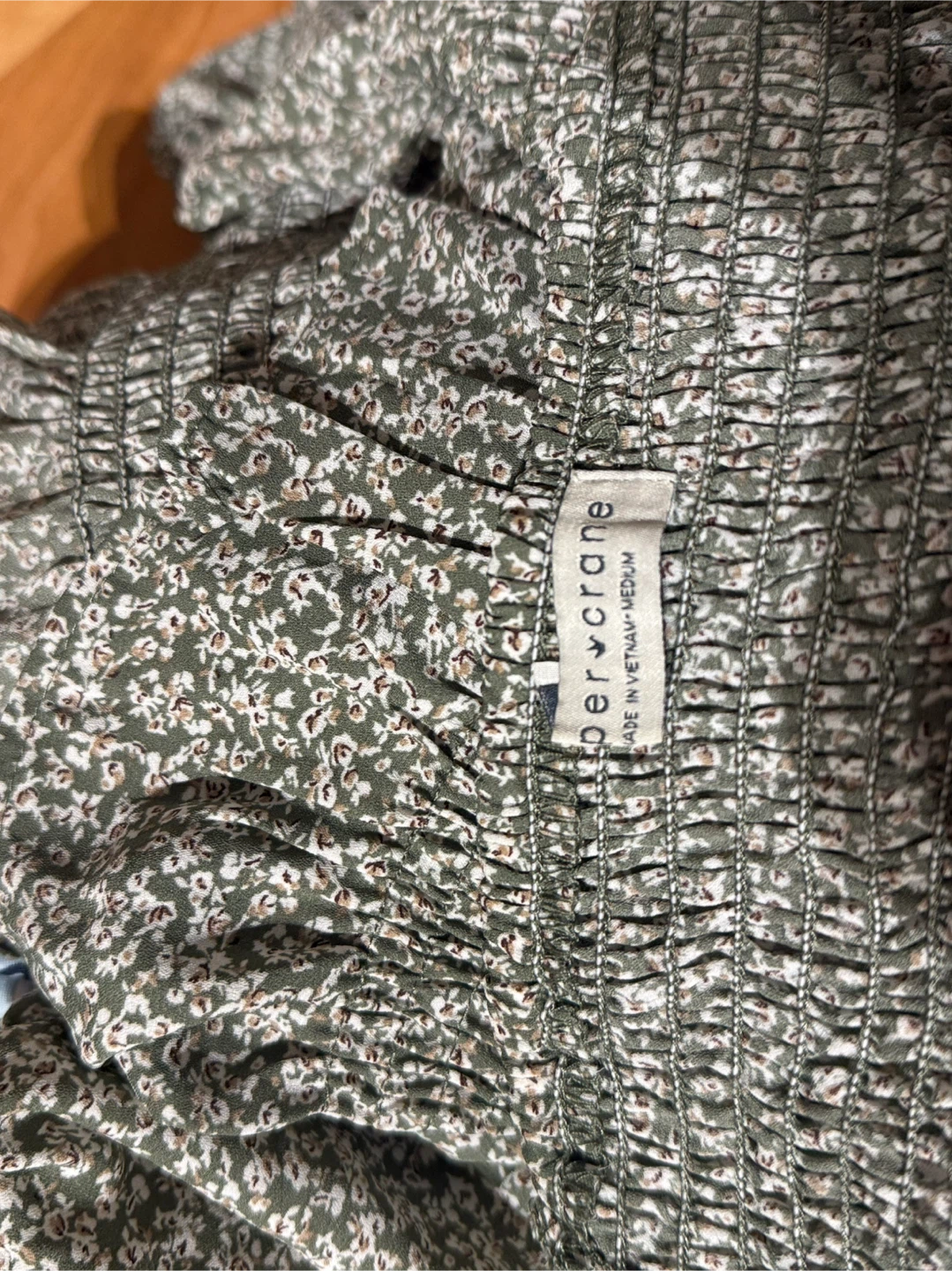 Floral Smocked Long Sleeve Top - photo 4