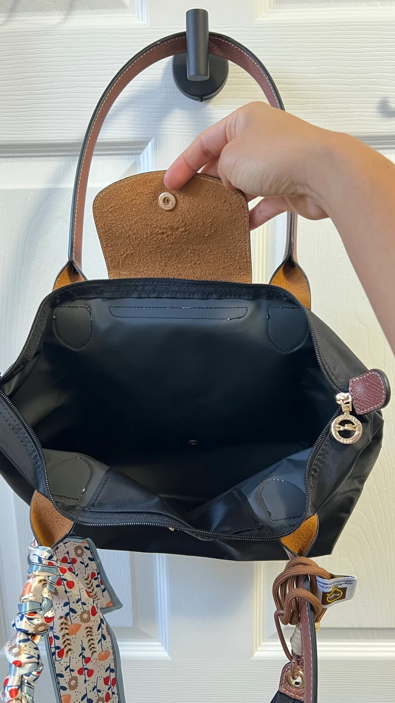 Medium black tote bag - photo 3