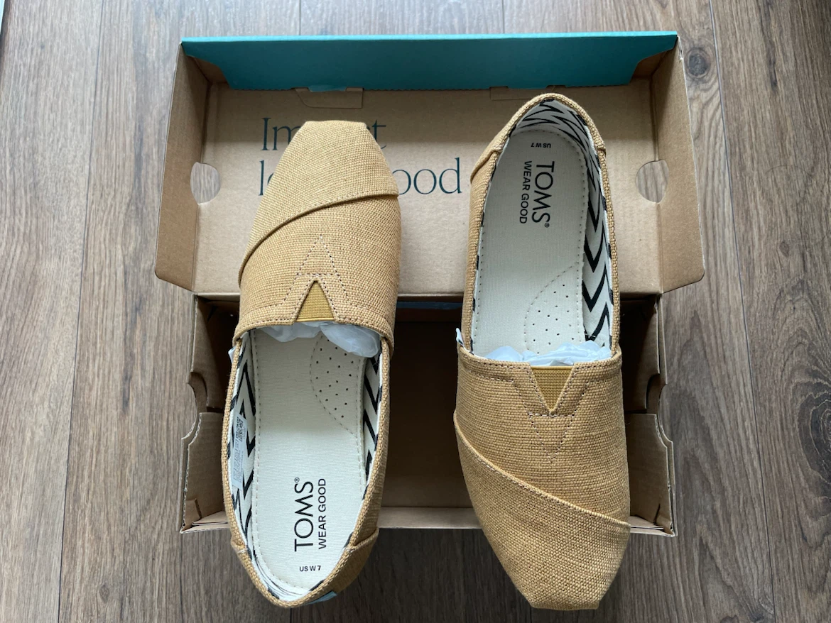 TOMS Slip-On Shoes – Alpargata , Golden Honey, Heritage Canvas - photo 3