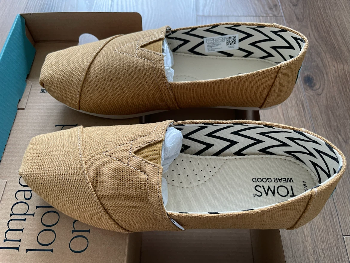 TOMS Slip-On Shoes – Alpargata , Golden Honey, Heritage Canvas - photo 4