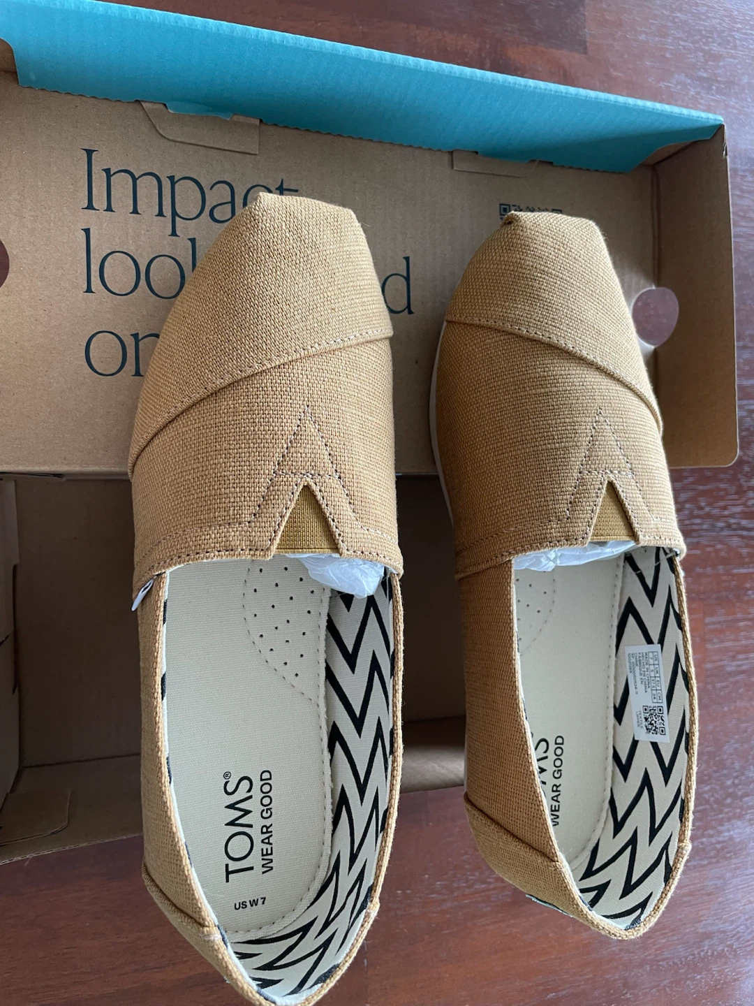 TOMS Slip-On Shoes – Alpargata , Golden Honey, Heritage Canvas - photo 5