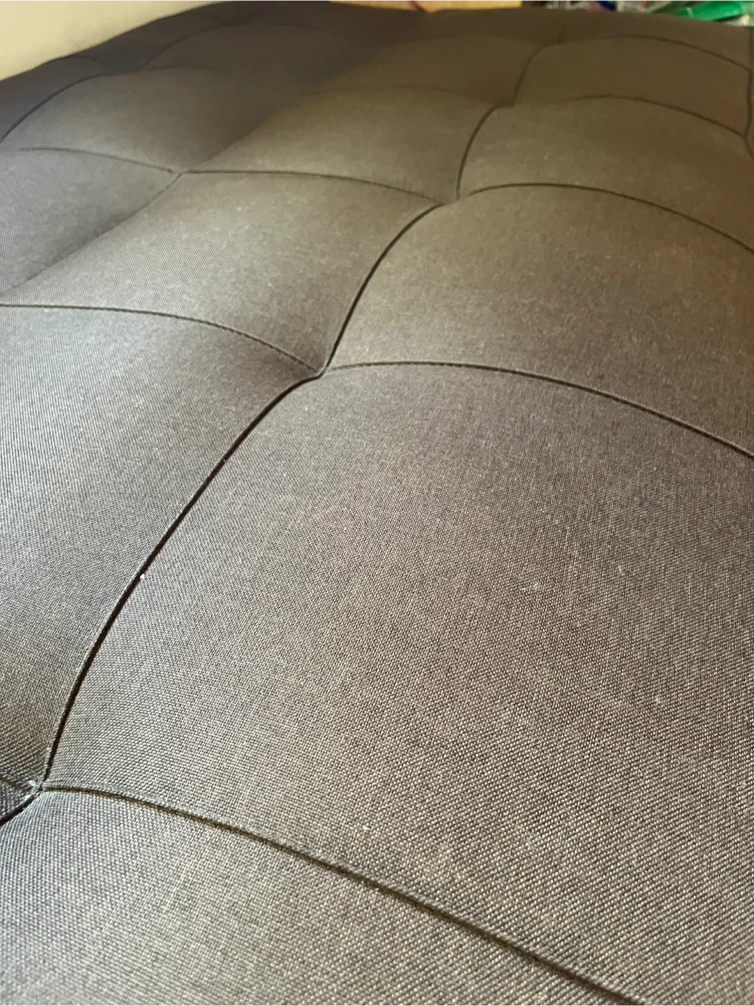 Dark Brown Futon Sofa - photo 4