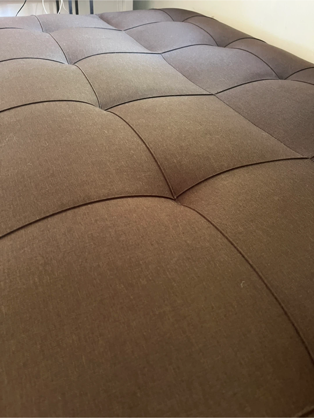 Dark Brown Futon Sofa - photo 5