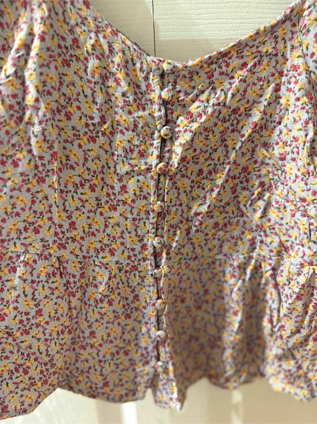 Floral Puff Sleeve Blouse - photo 3