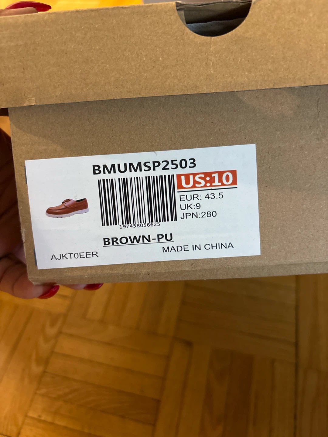 Bruno Marc Men's Boat Shoes - Brown US 10
