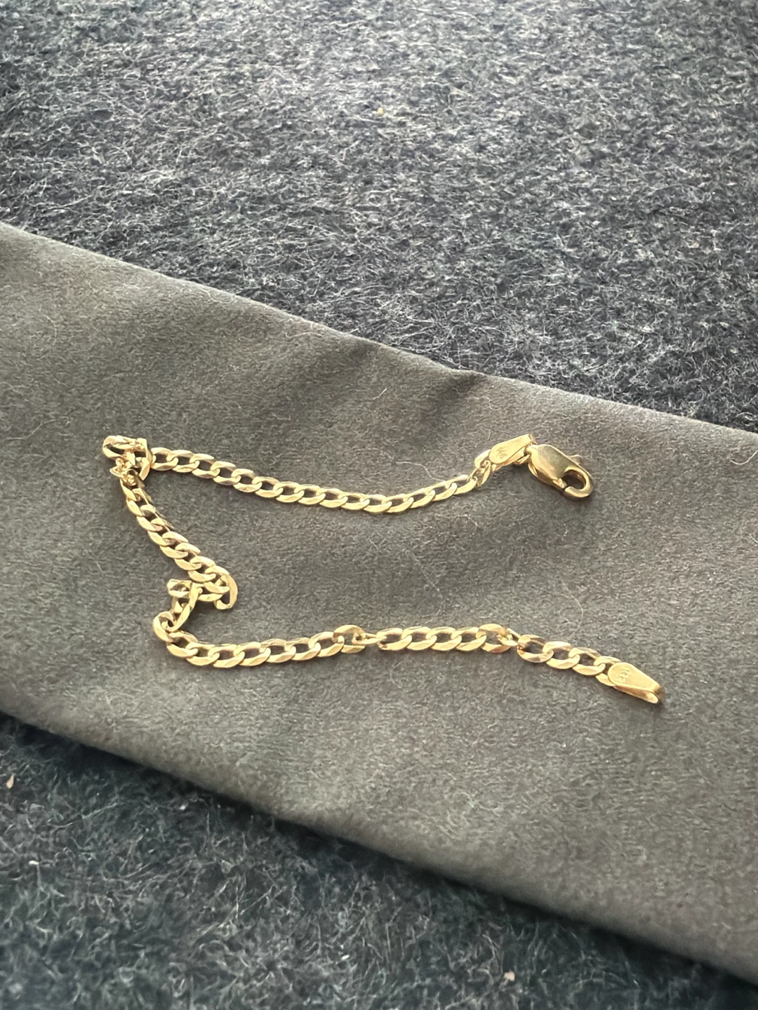 14K Solid Gold Bracelet 7’ inch