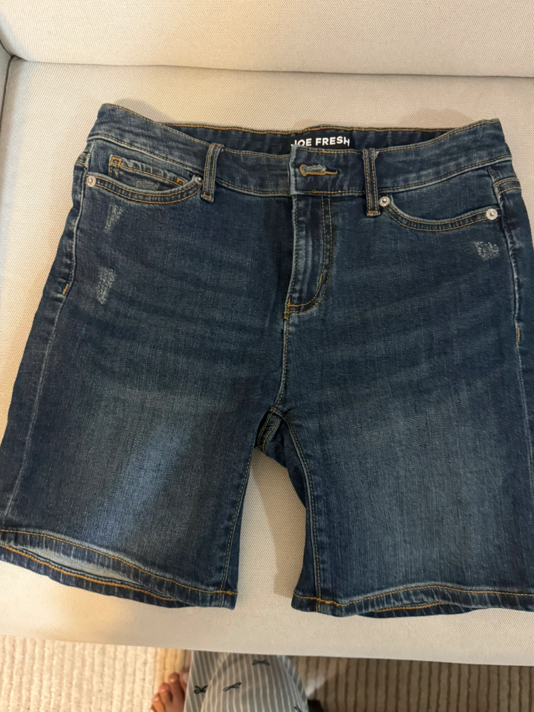 Blue Denim Shorts