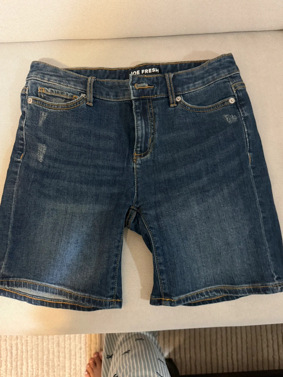 Blue Denim Shorts - photo 2