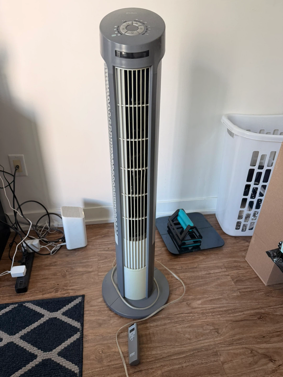 Seville Classics Tower Fan with Remote