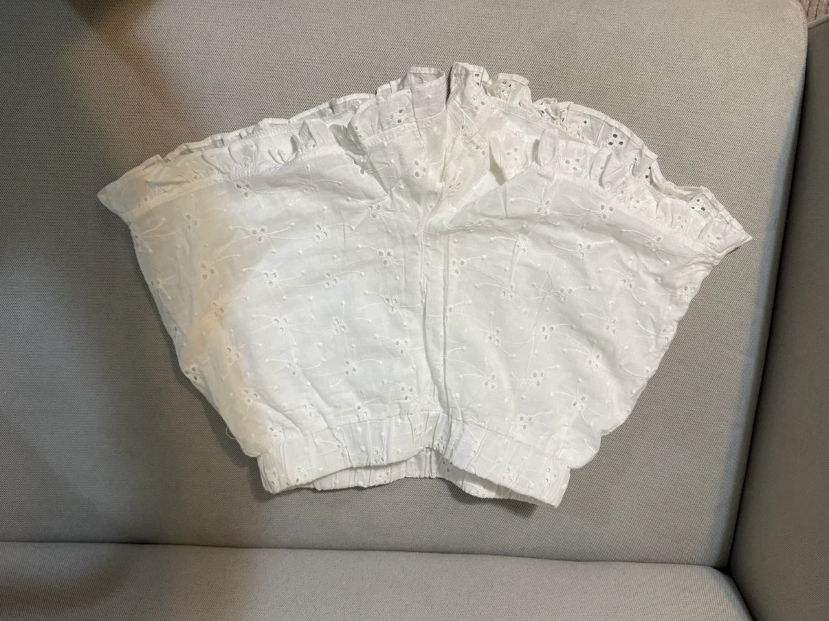 White Eyelet Shorts