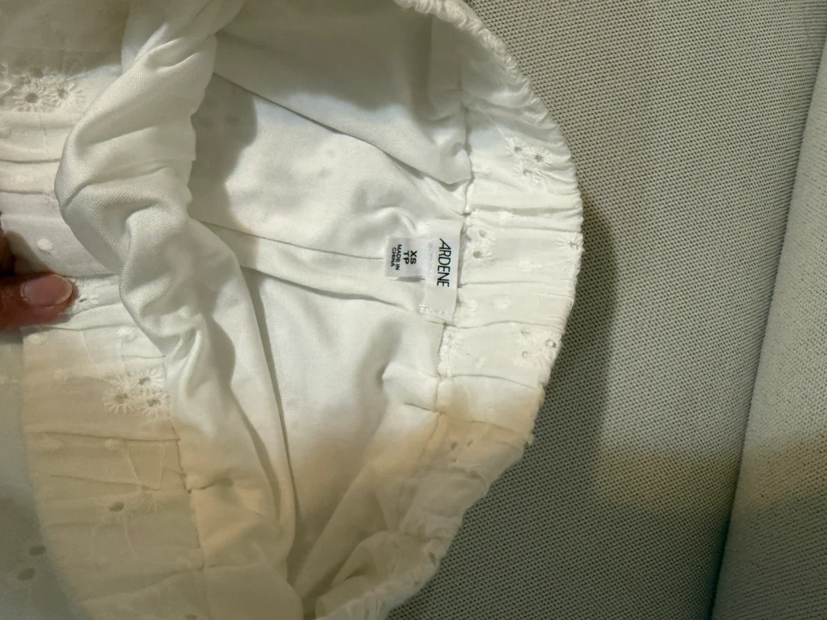 White Eyelet Shorts - photo 2