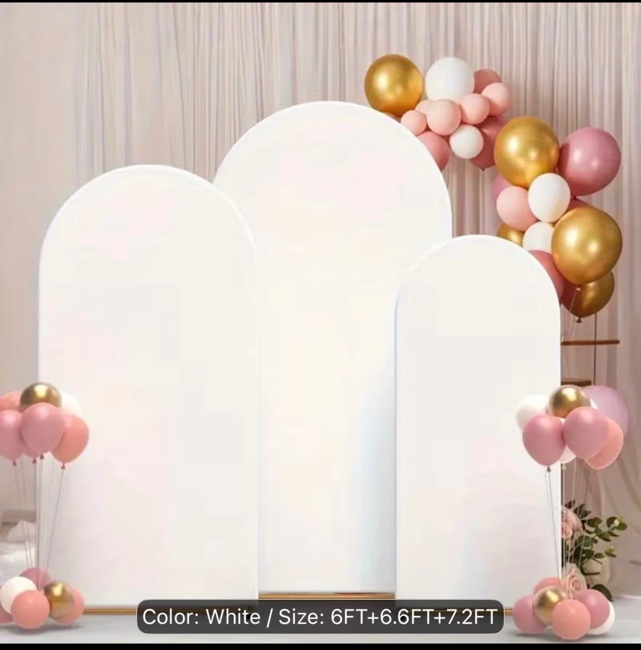 Rentals Arch Backdrop Cover - Various Sizes & Styles - photo 4