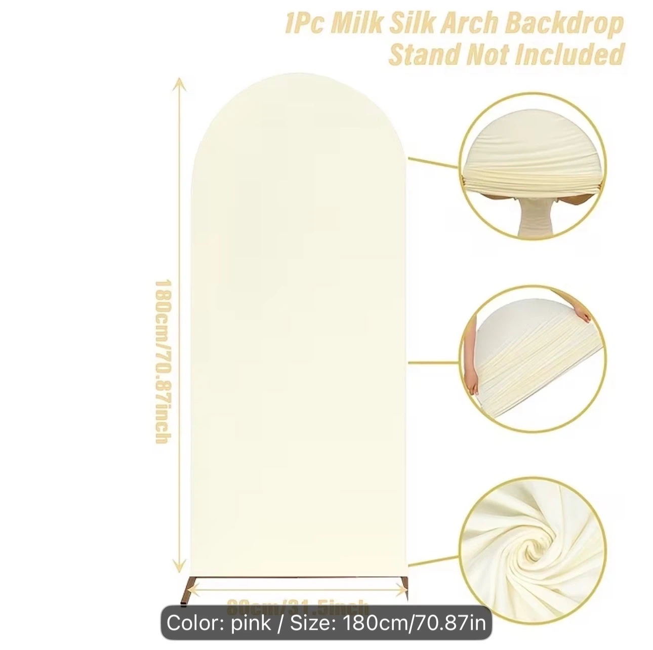 Rentals Arch Backdrop Cover - Various Sizes & Styles - photo 5