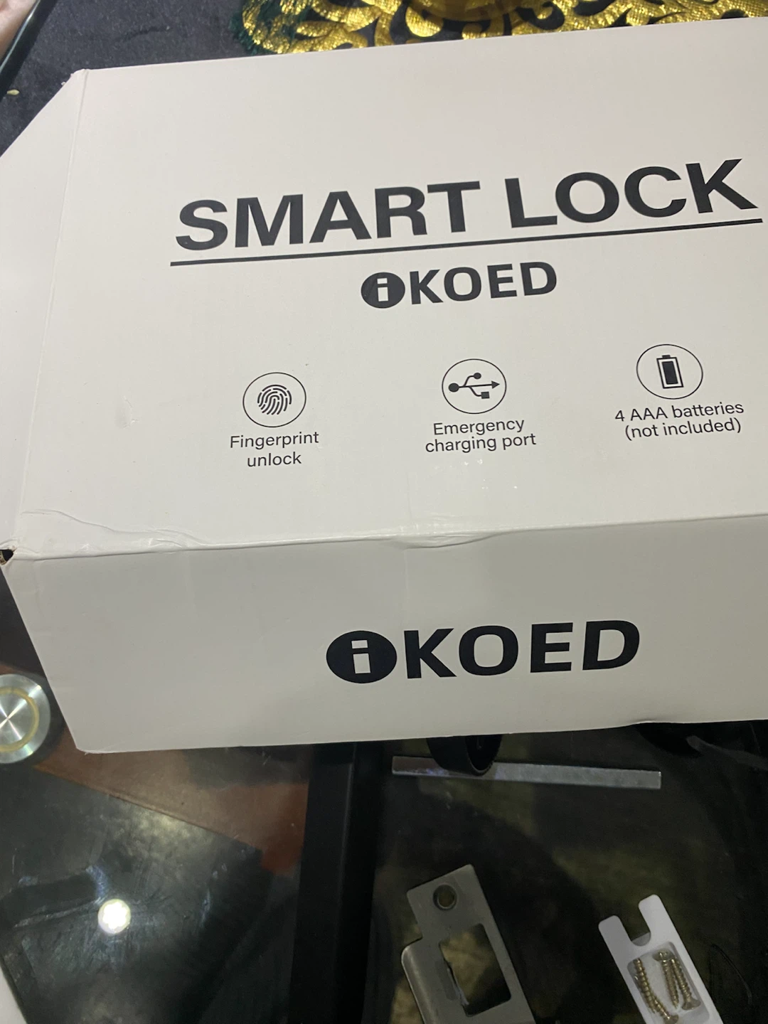 OKOED Smart Fingerprint Door Lock - Black - photo 2