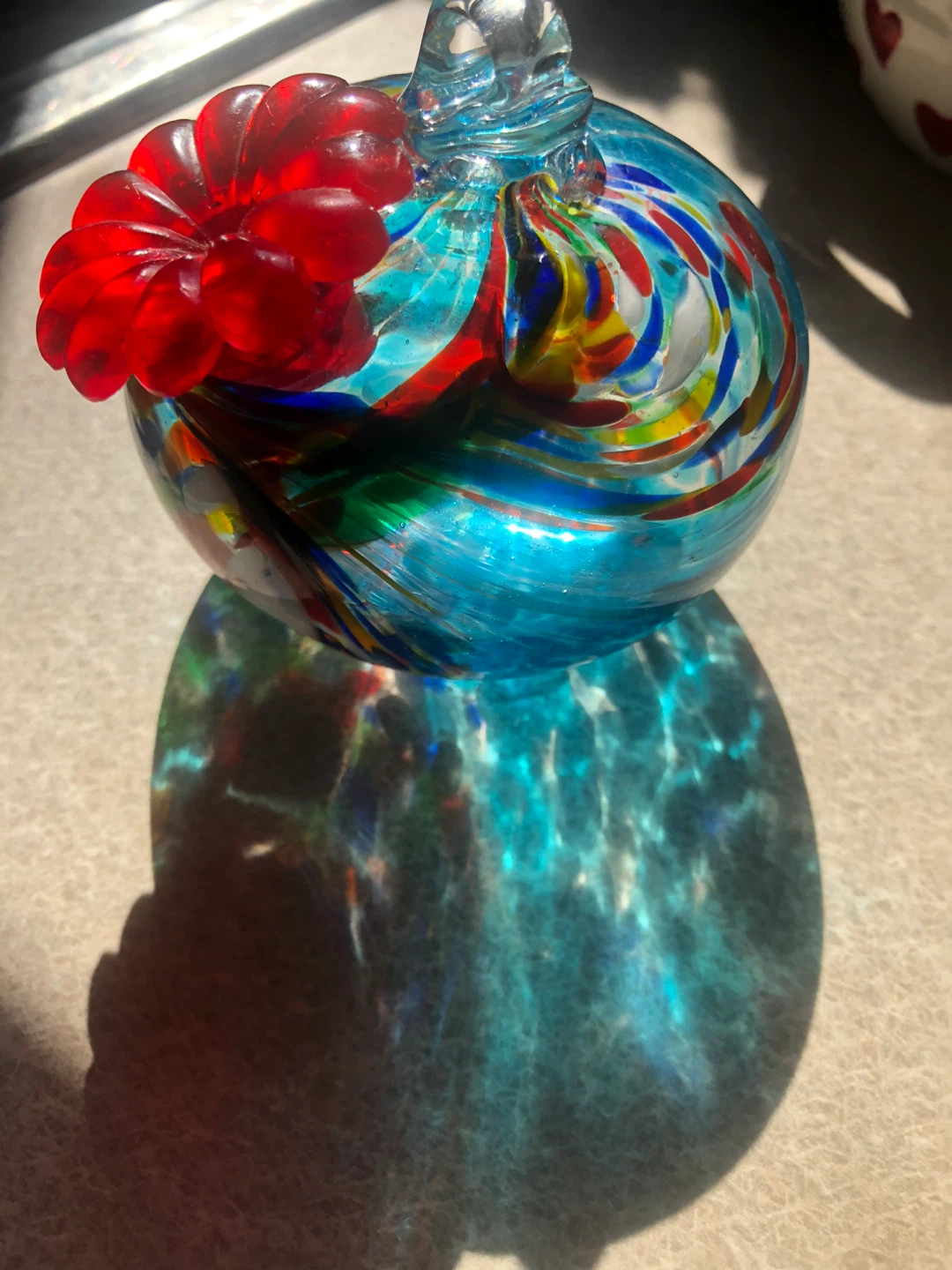 Glass Collection: Blue Vase, decoration, watering bulb, mug - photo 4