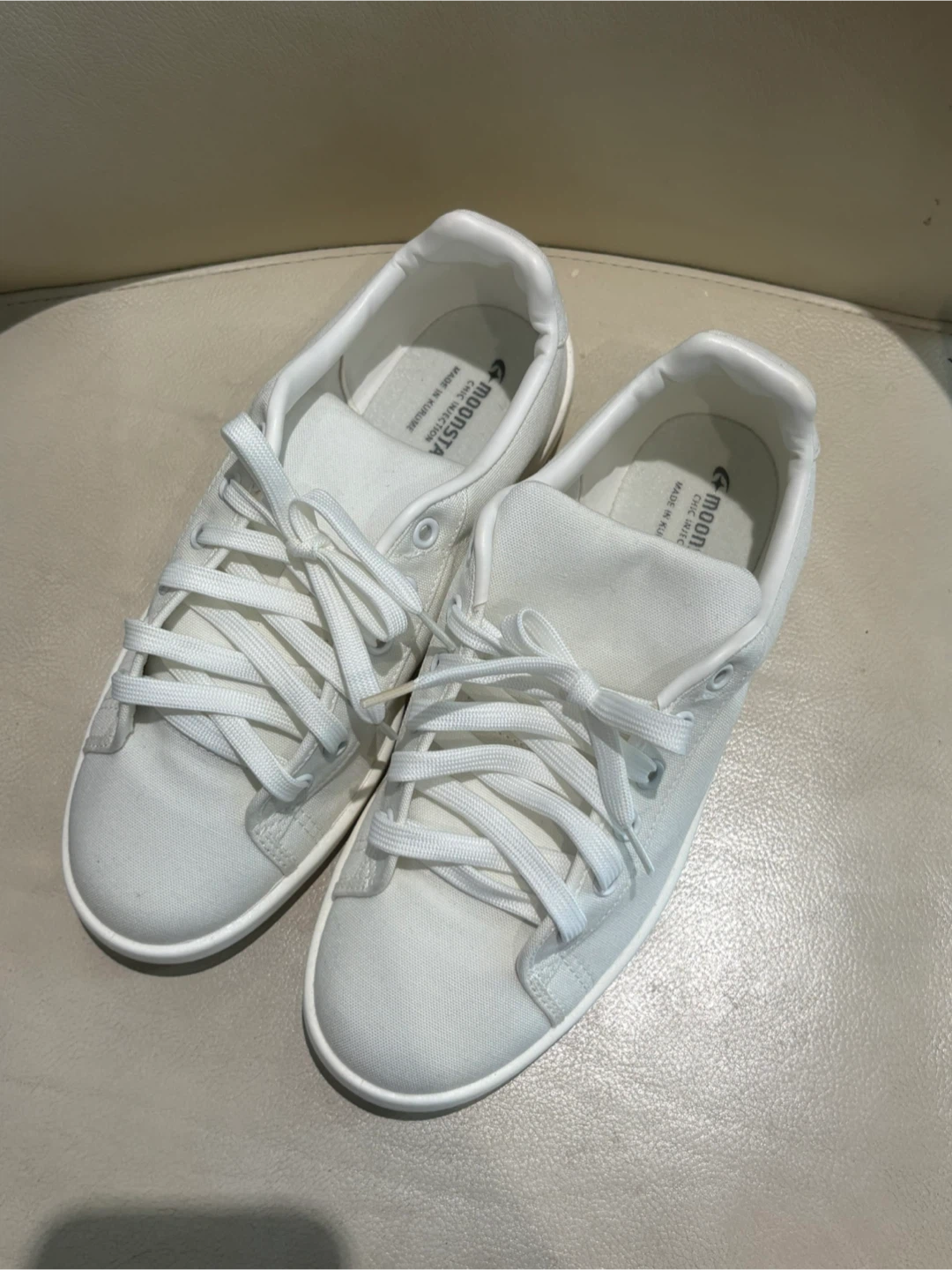 [Brand New] Moonstar Canvas Sneakers 24cm  7K- White