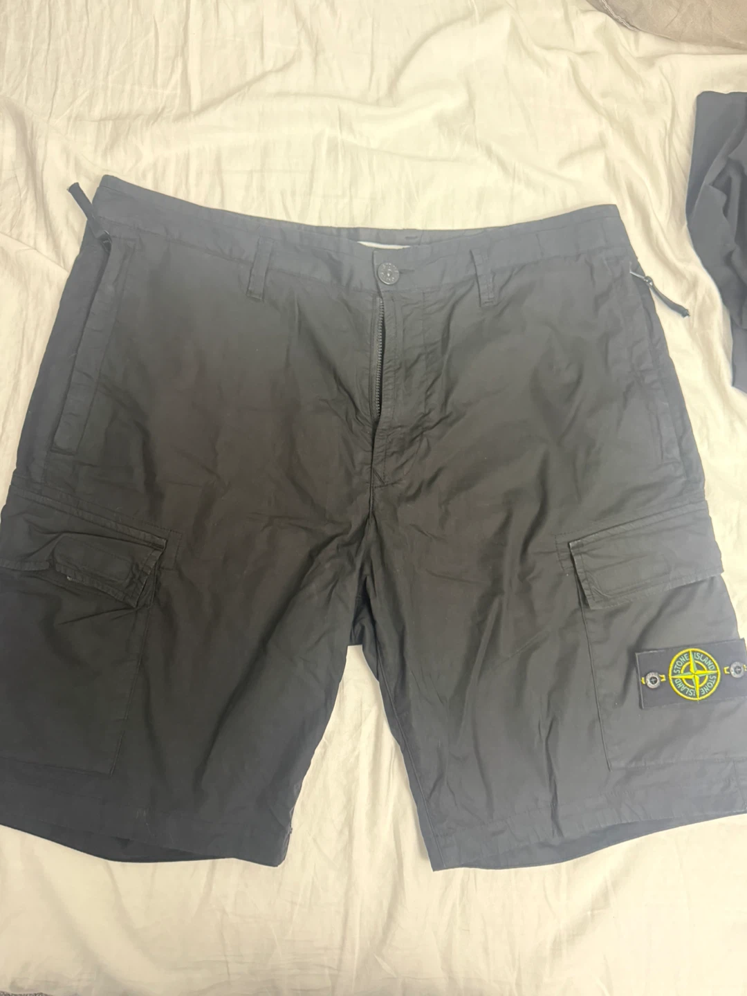 Stone Island Cargo Shorts Black W34