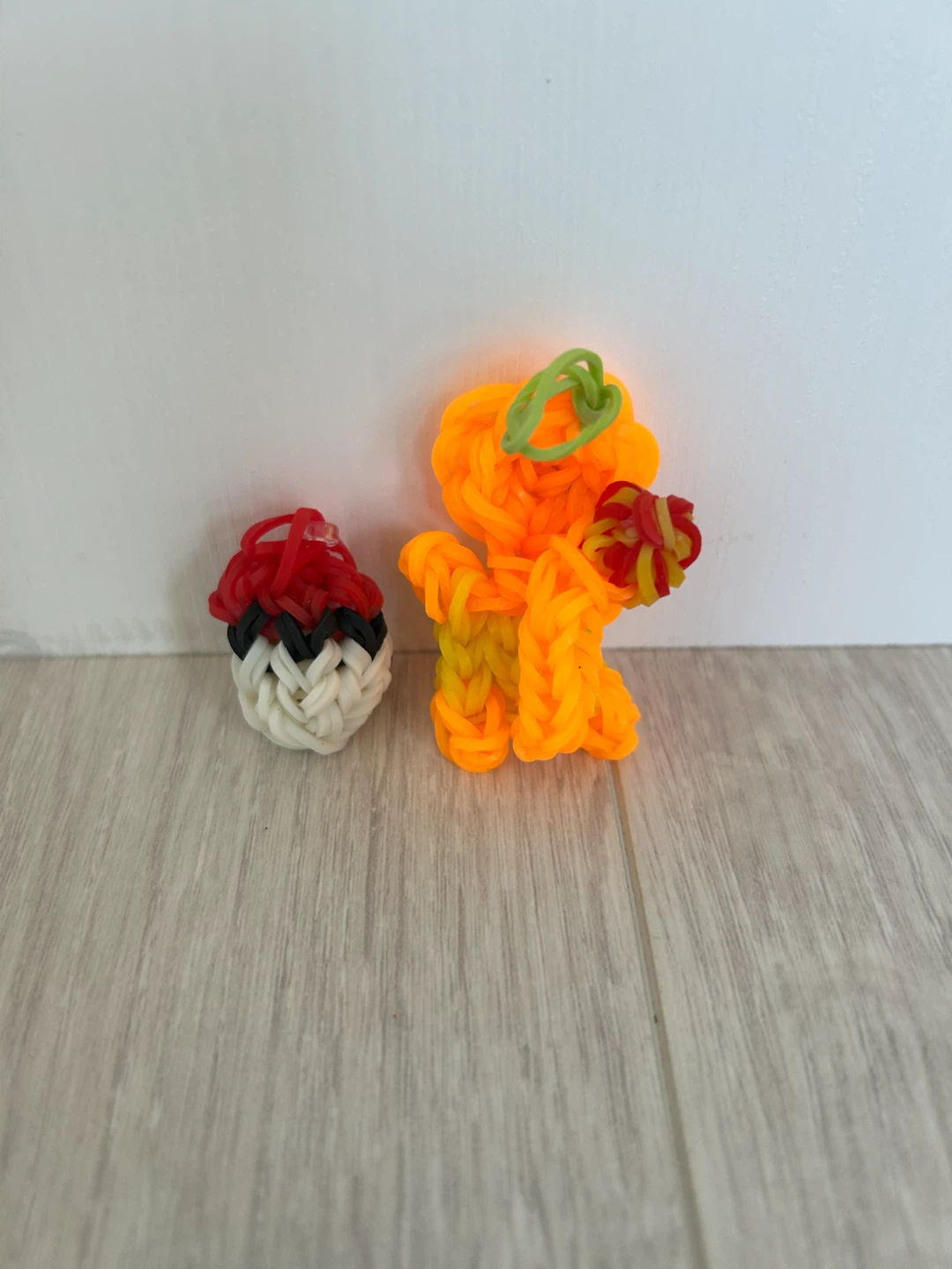 Handmade Loom Charm - Pikachu, Charmander & Poké Ball - photo 2