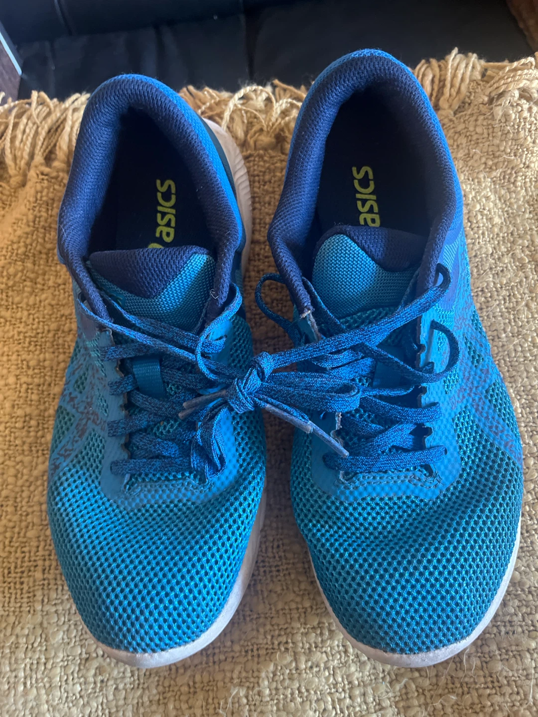 Asics Blue Running Shoes