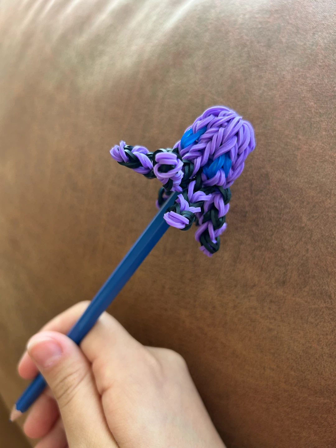 Handmade Loom Band Octopus Pencil Topper - photo 2