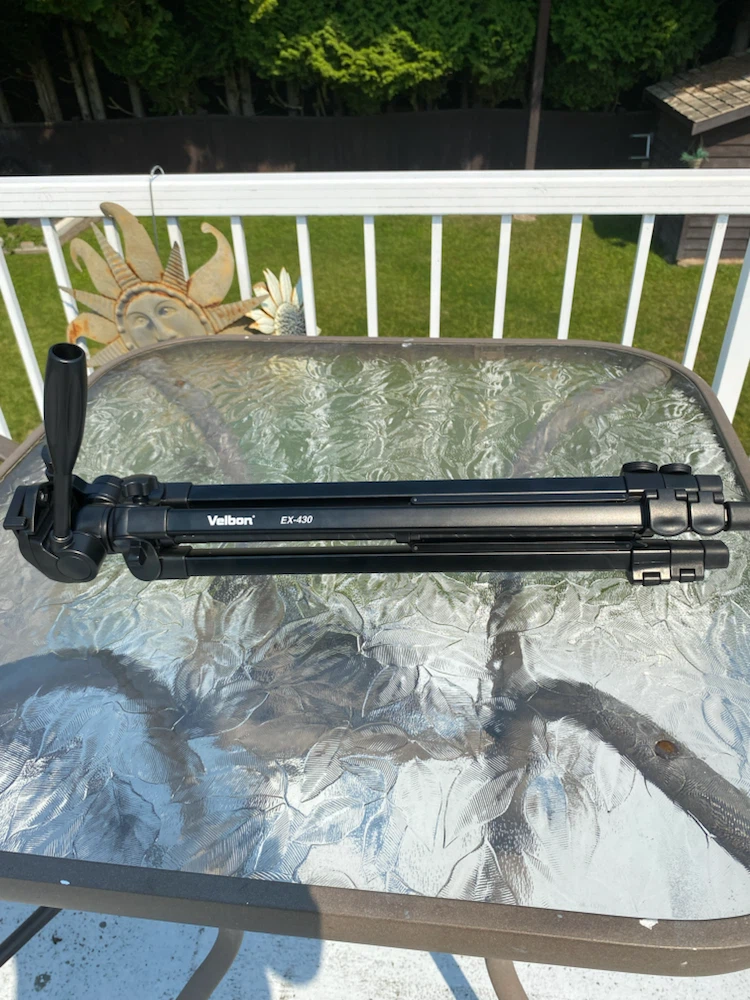 NEW MINT Velbon EX-430 Tripod with Built-in Level - photo 5