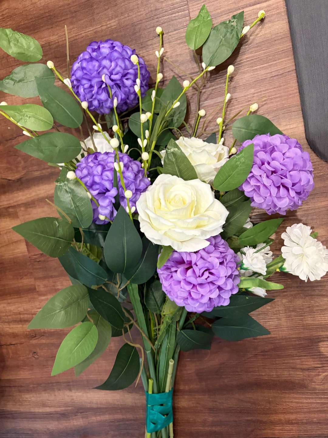Fake flower arrangement