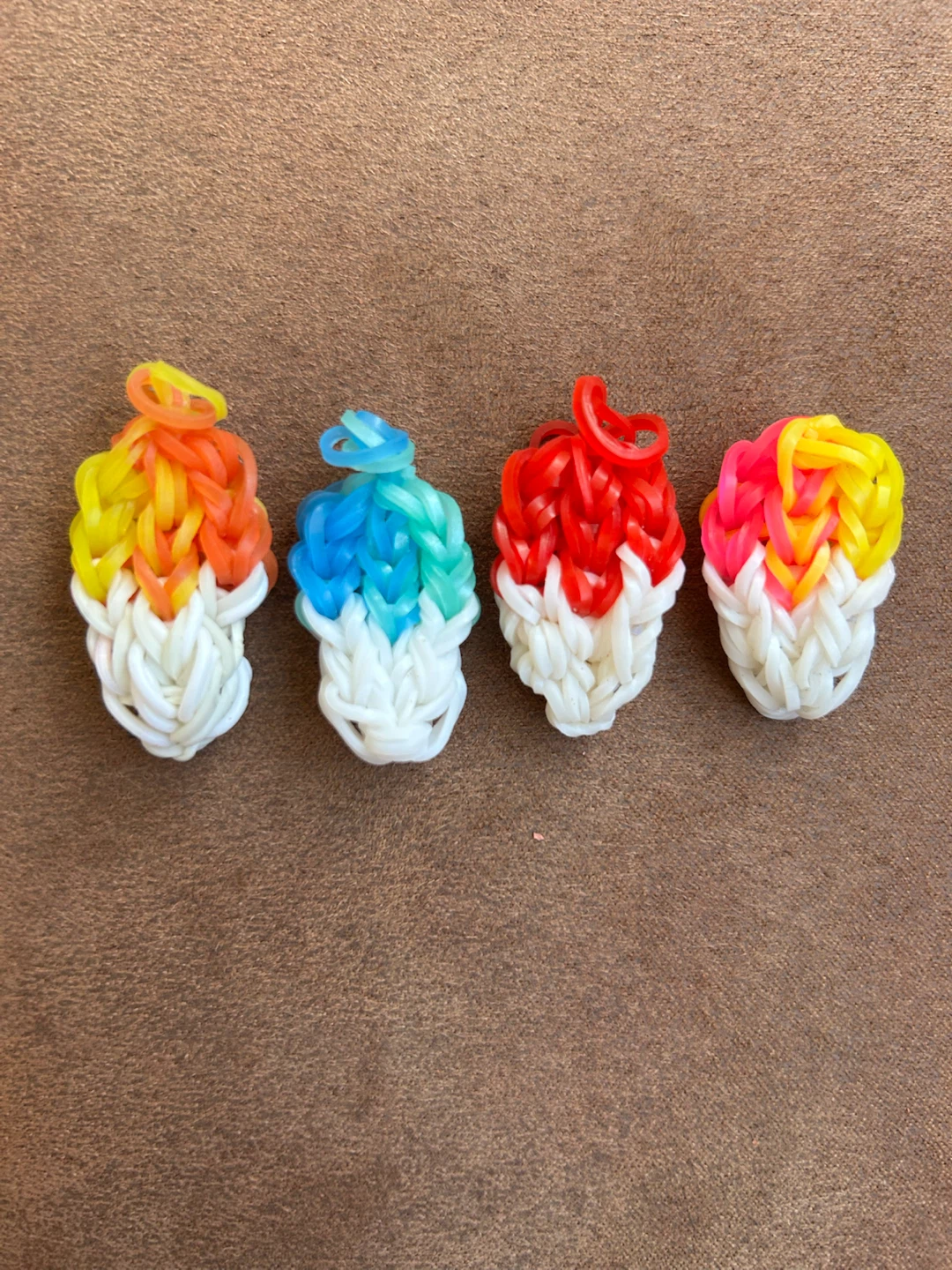 Rainbow Loom Charm Snow Cones