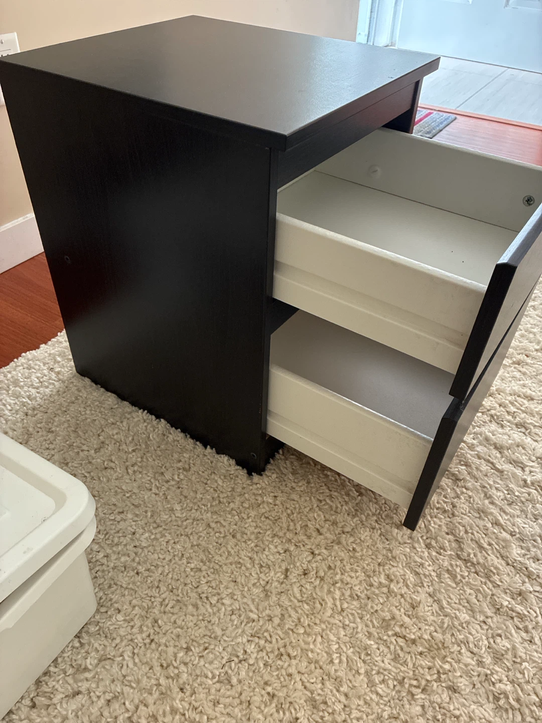 IKEA black side cabinet - photo 2