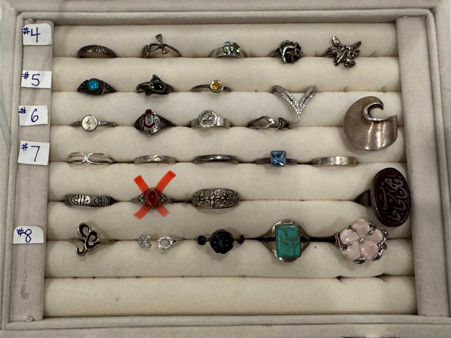 Individual Vintage Silver Rings For Sale $20+