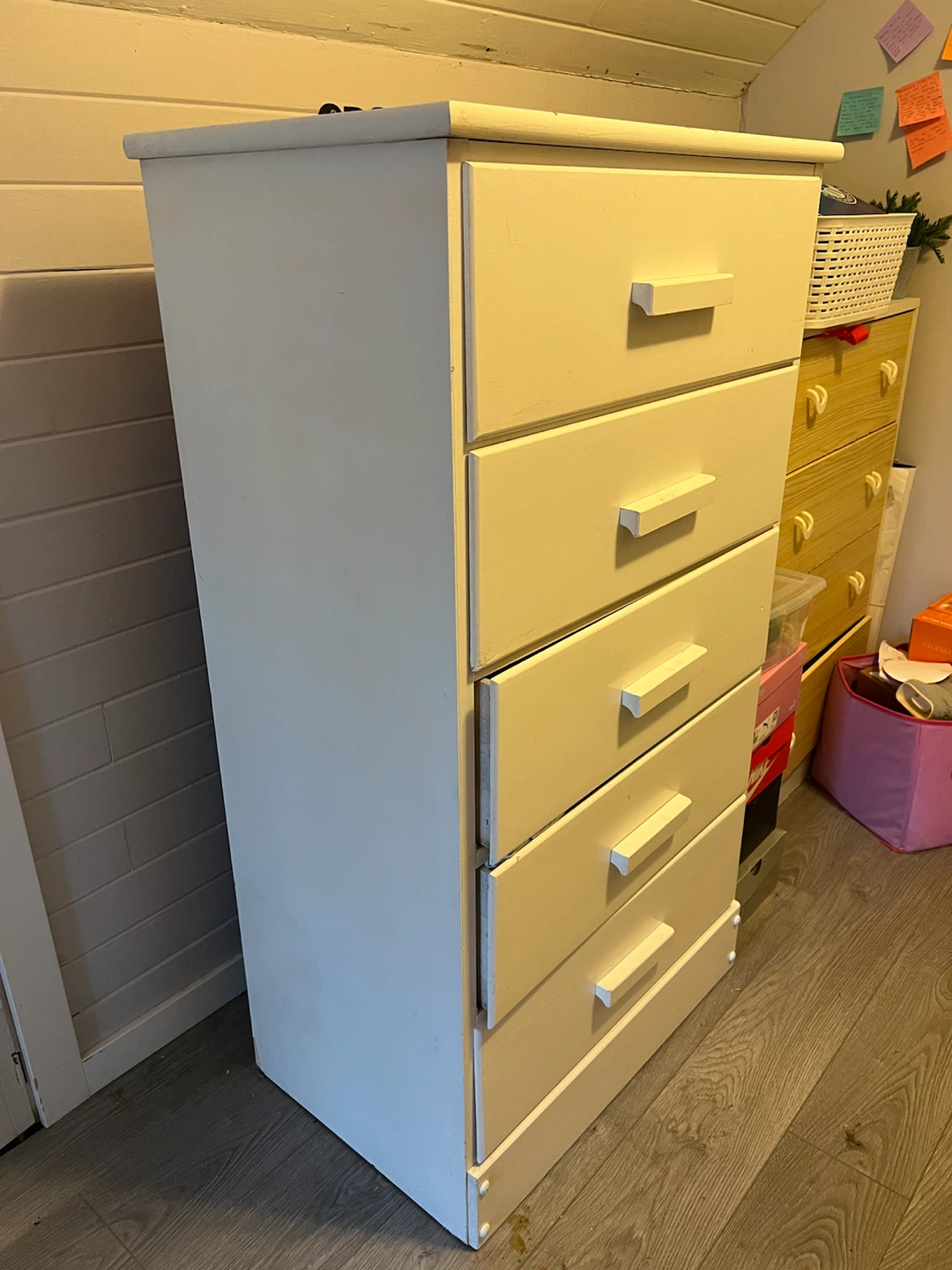 White 5-Drawer Dresser - photo 2