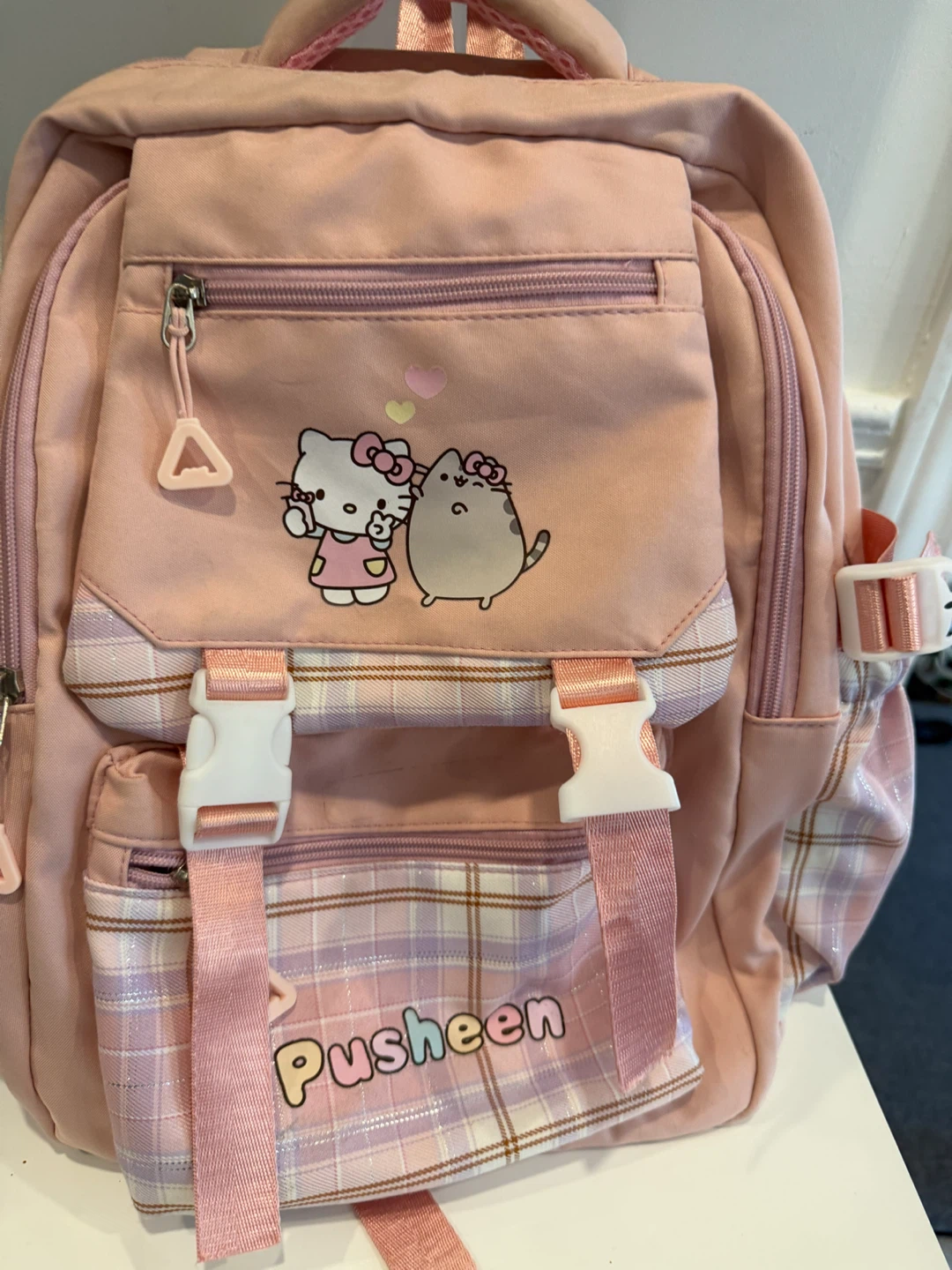 Hello kitty and pusheen backpack and lunch bag - photo 2
