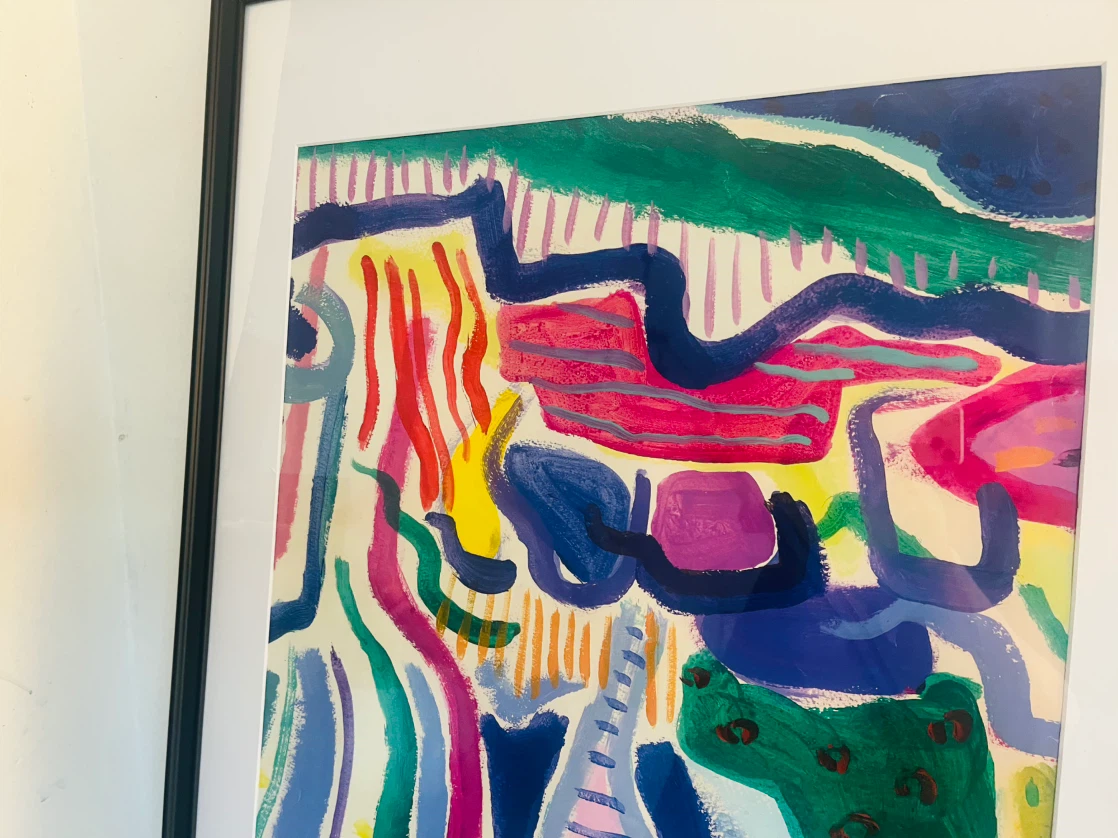 Framed Abstract Art Painting - photo 4