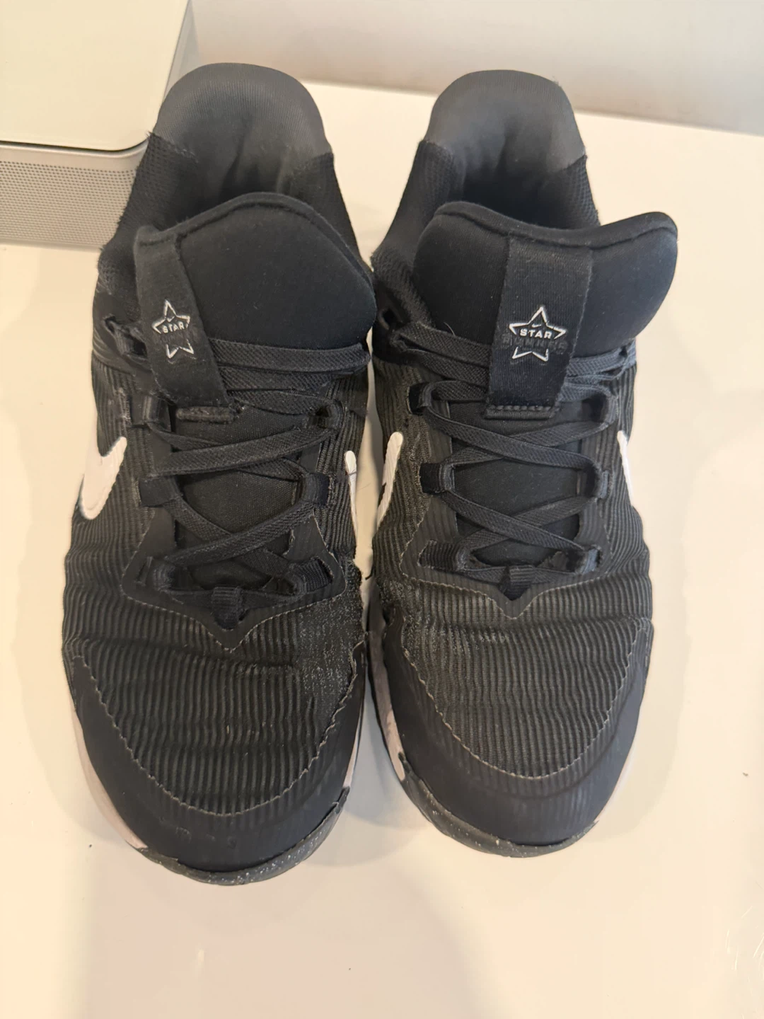 Size 3 girls Nike running shoes -pls read - photo 2