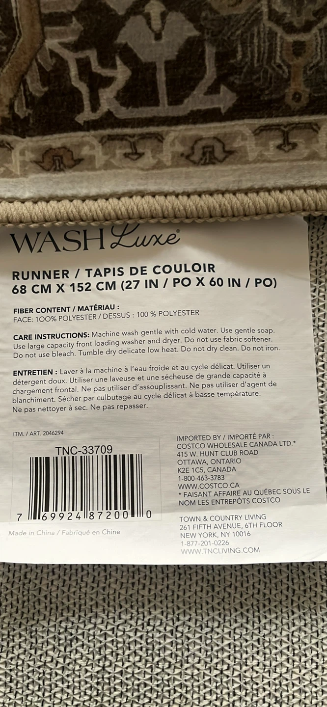WASH&LUXE Runner Area Rug - photo 2