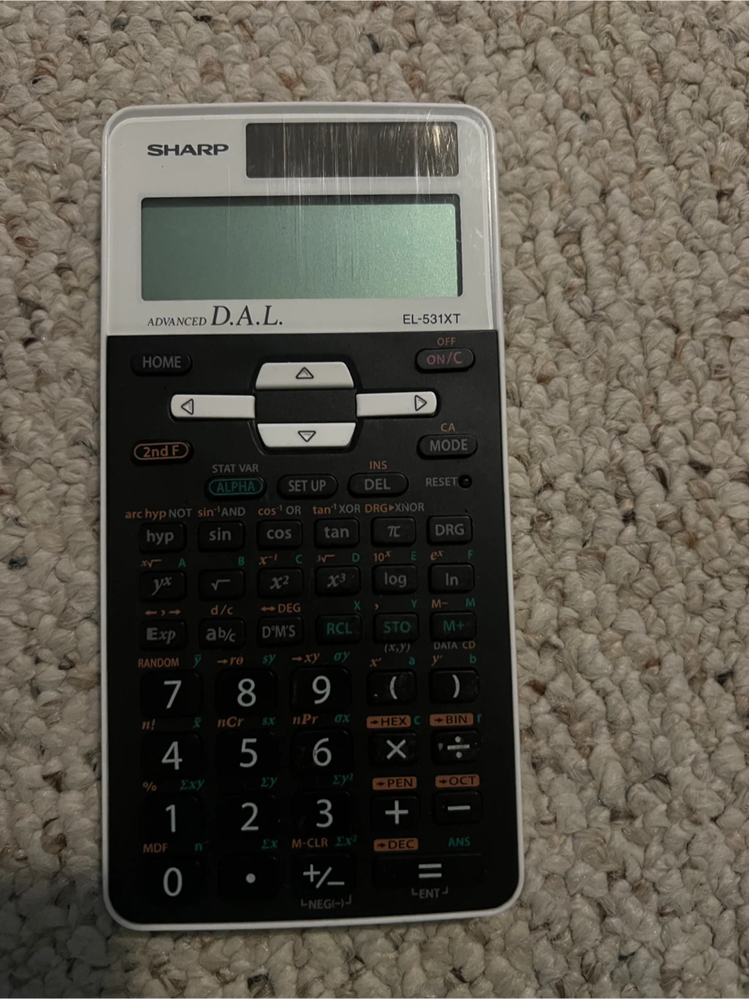 Sharp EL-531XT Advanced D.A.L. Scientific Calculator