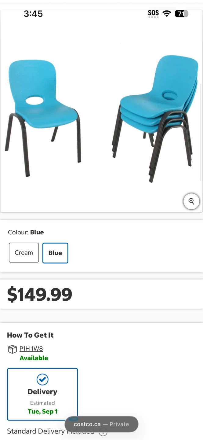 Lifetime Children's Stacking Chairs, 4-pack - photo 3