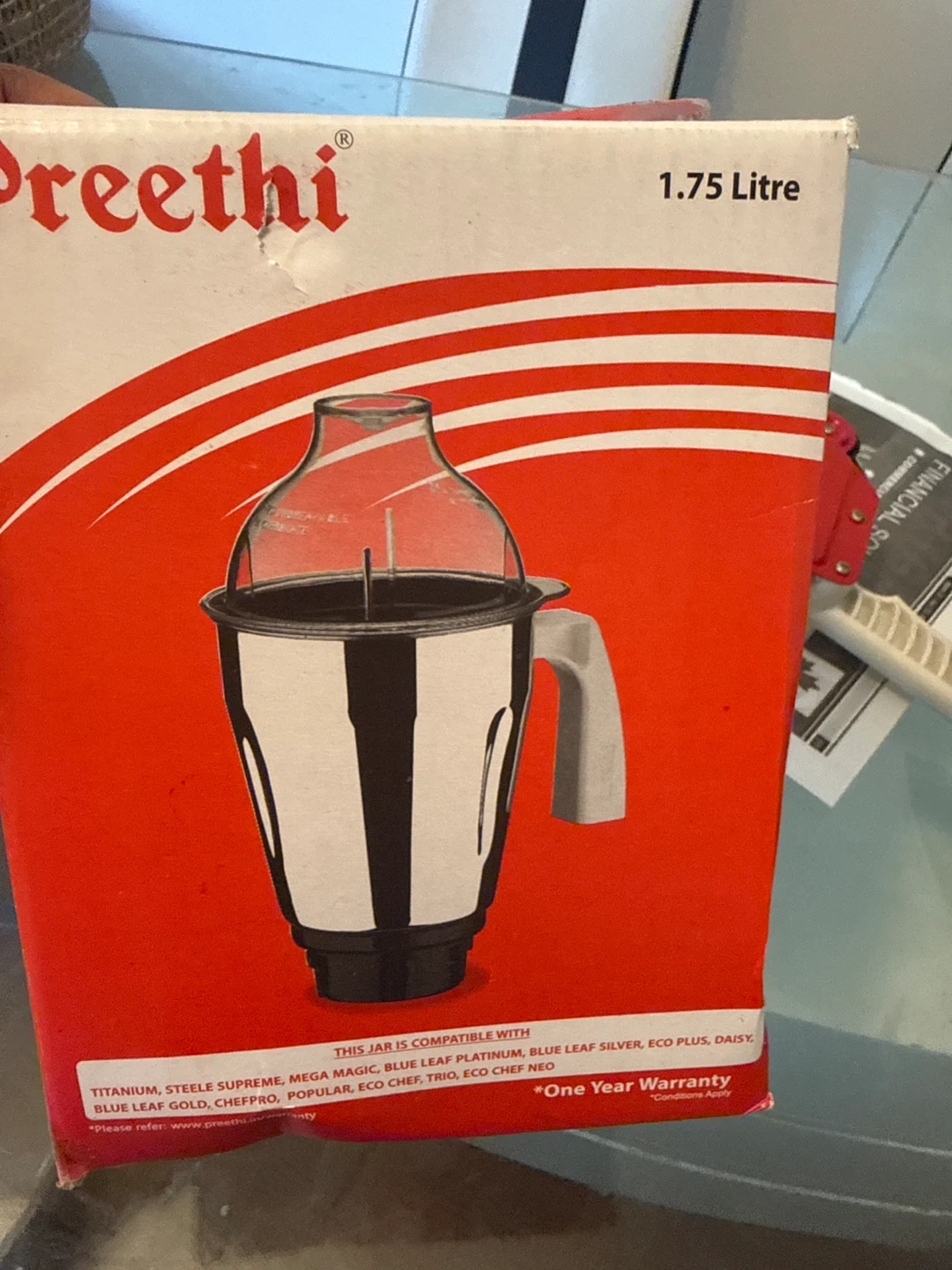 Preethi 1.75 Litre Mixer Grinder Jar