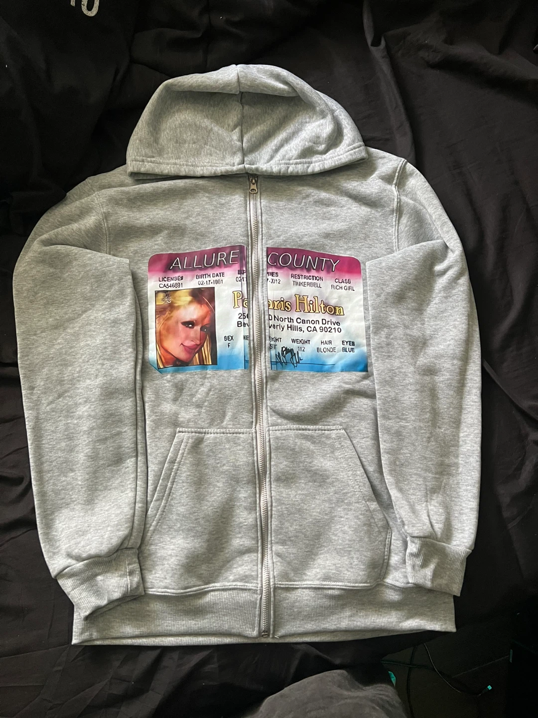 Grey Full Zip Hoodie