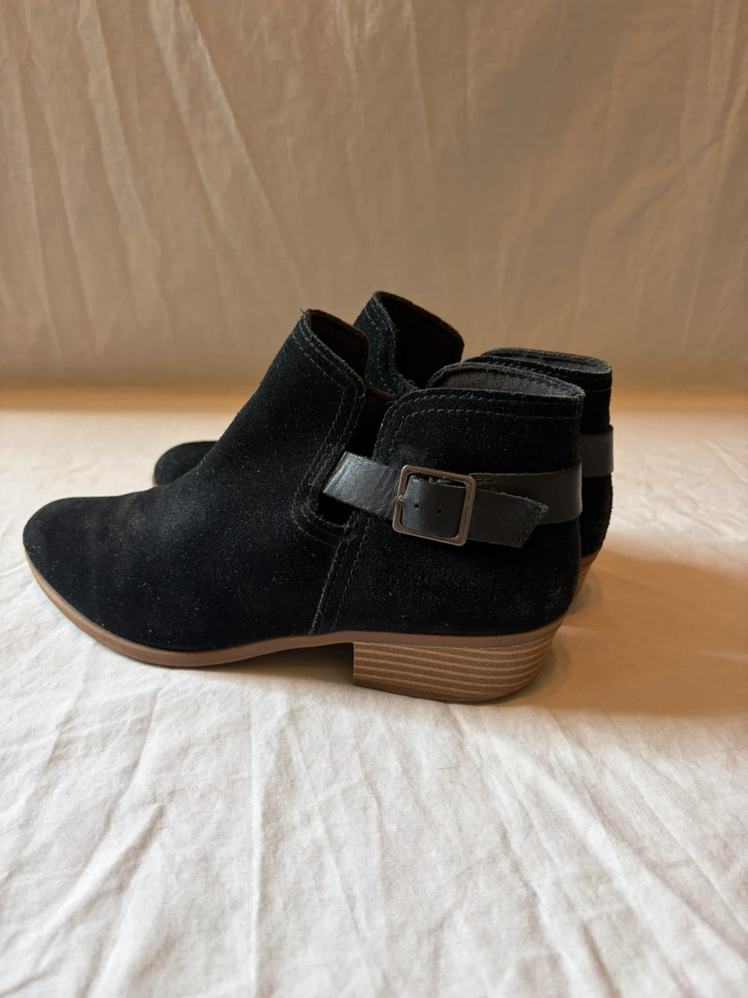 Black Suede Ankle Boots - photo 2
